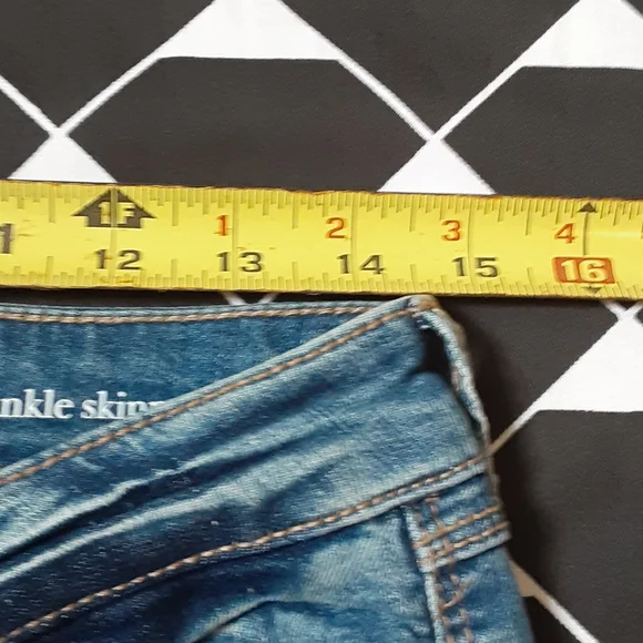 BEBE HEARTBREAKER ANKLE SKINNY JEANS, SIZE 30 - Picture 6 of 14